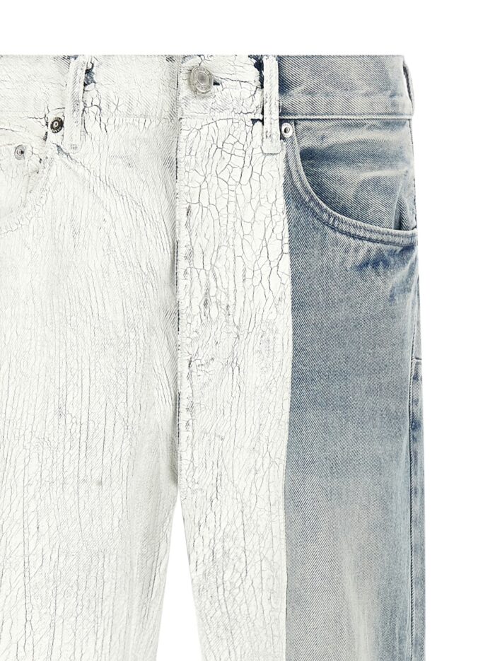 PURPLE 'Crackle Silver' Jeans