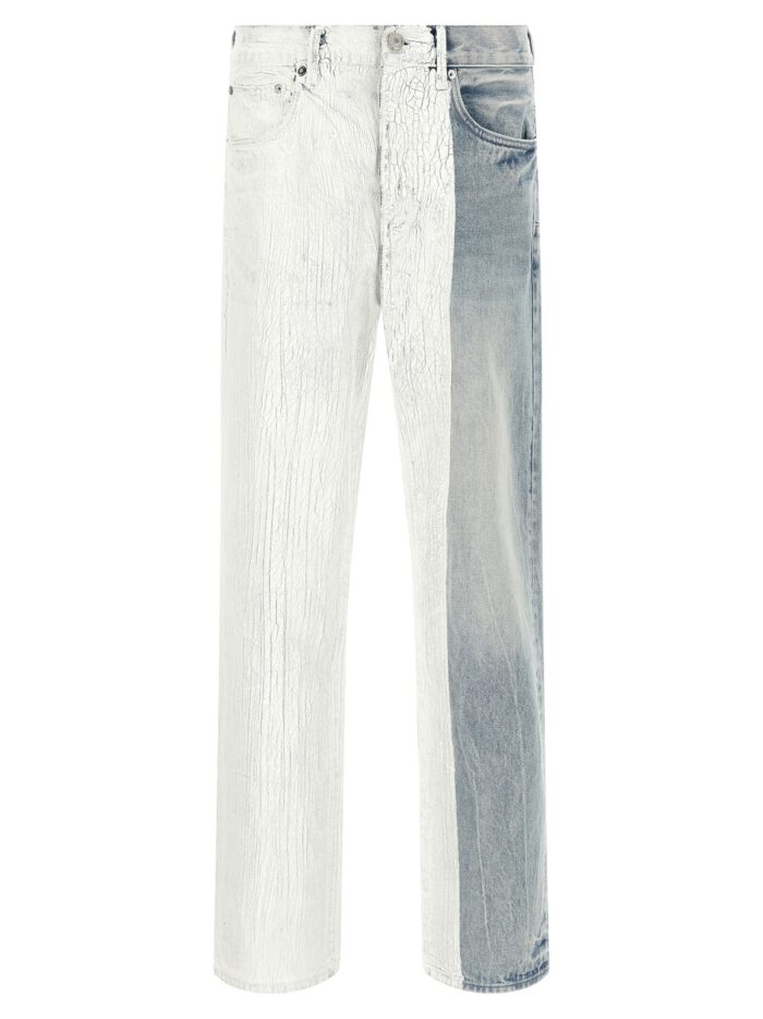 purple 'crackle silver' jeans PURPLE 'Crackle Silver' Jeans