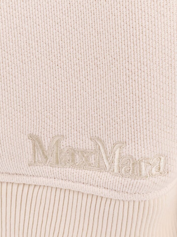 Cral Cotton Sweater With Max Mara Embroidery
