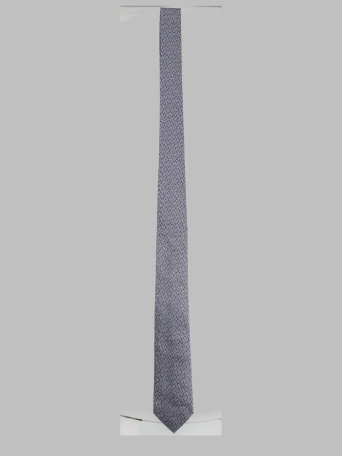 Ferragamo Cravatta "Gancini" In Jacquard Di Seta