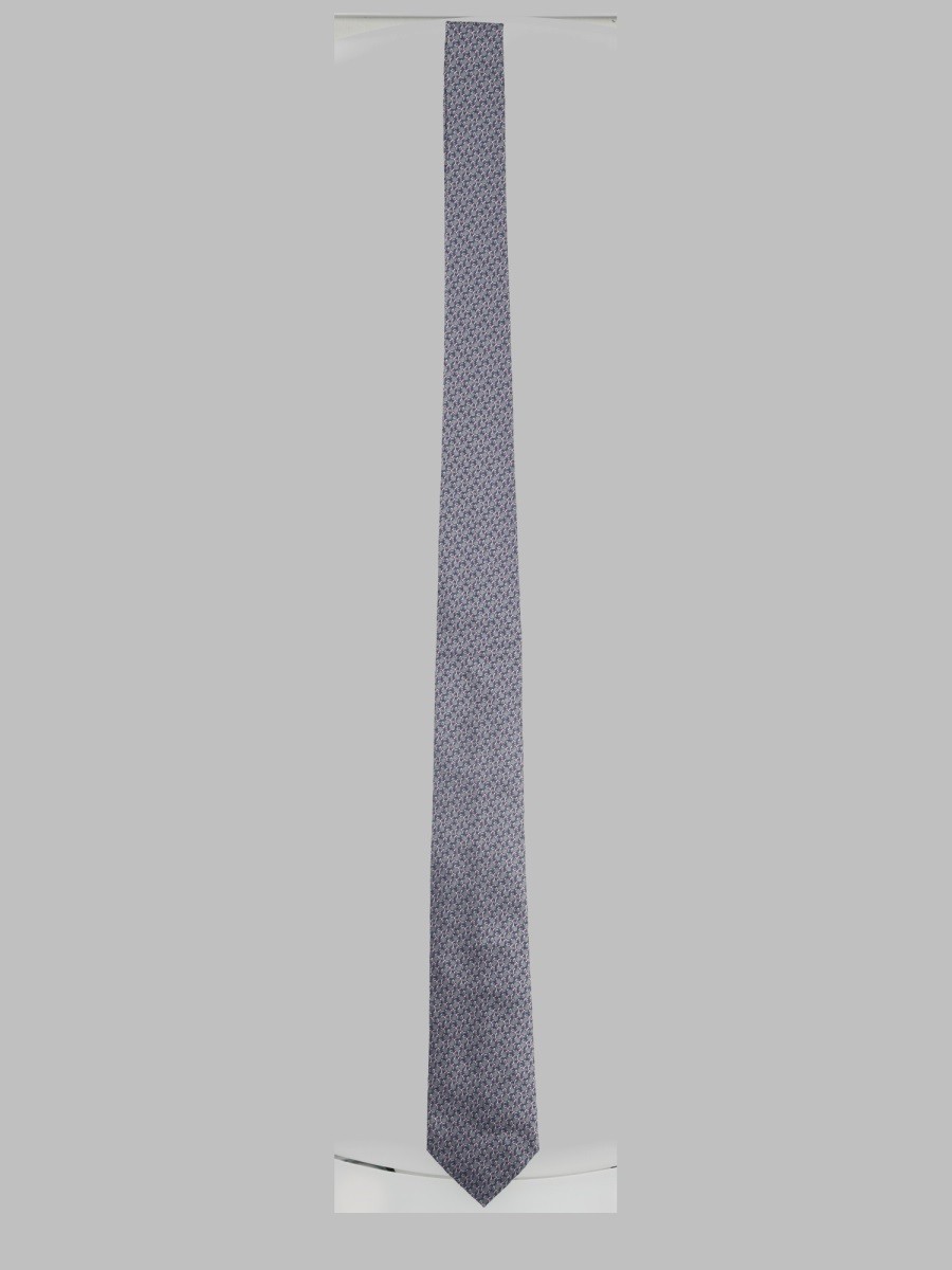 Ferragamo Cravatta "Gancini" In Jacquard Di Seta