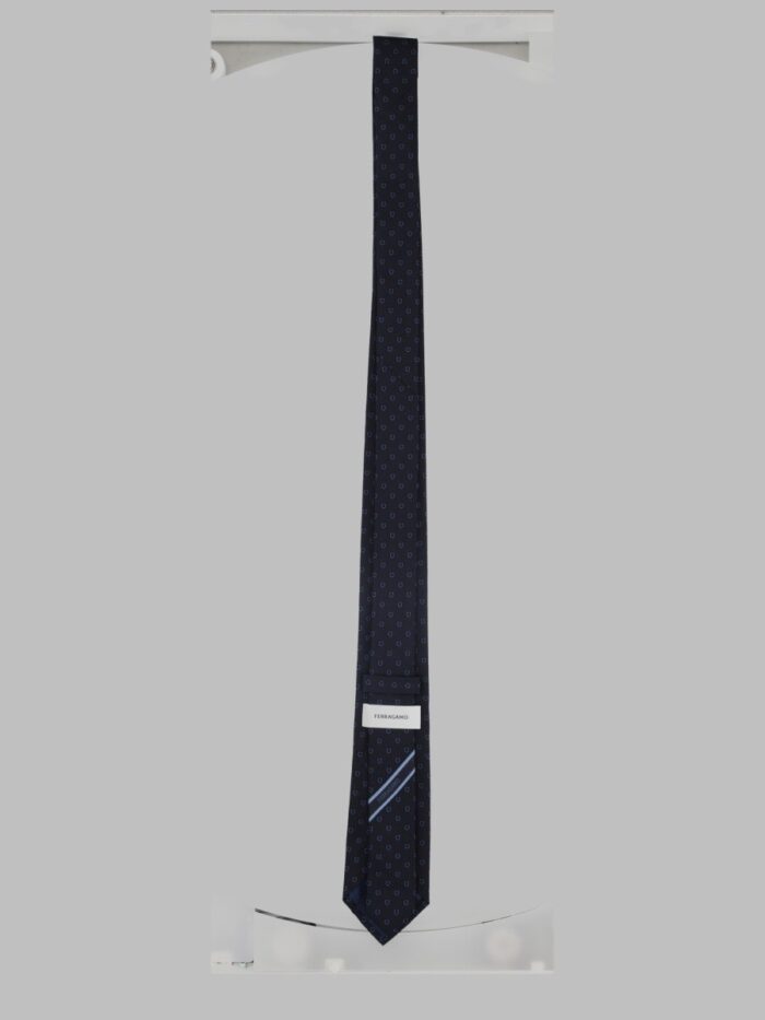 Ferragamo Cravatta In Seta Stampata