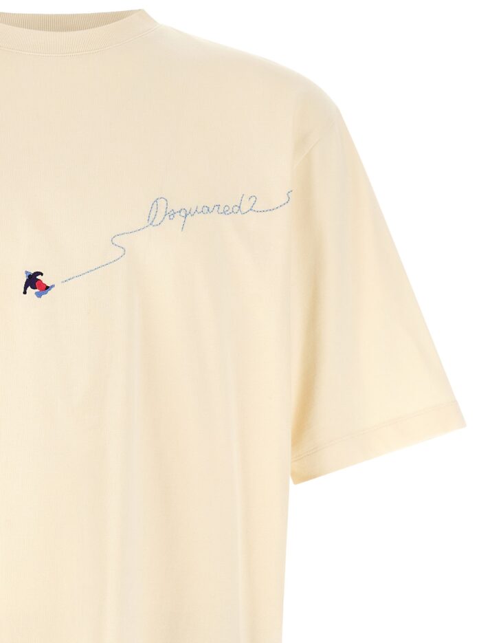 Dsquared2 Cream 'Snowy Dream' T-shirt