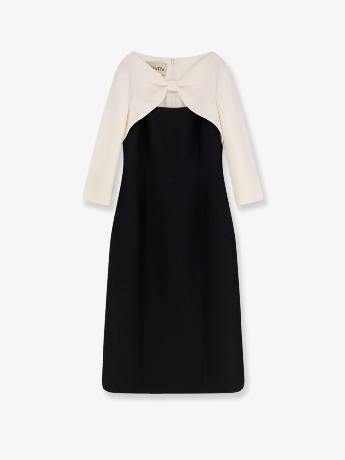 valentino garavani crêpe midi dress Valentino Garavani Crêpe Midi Dress