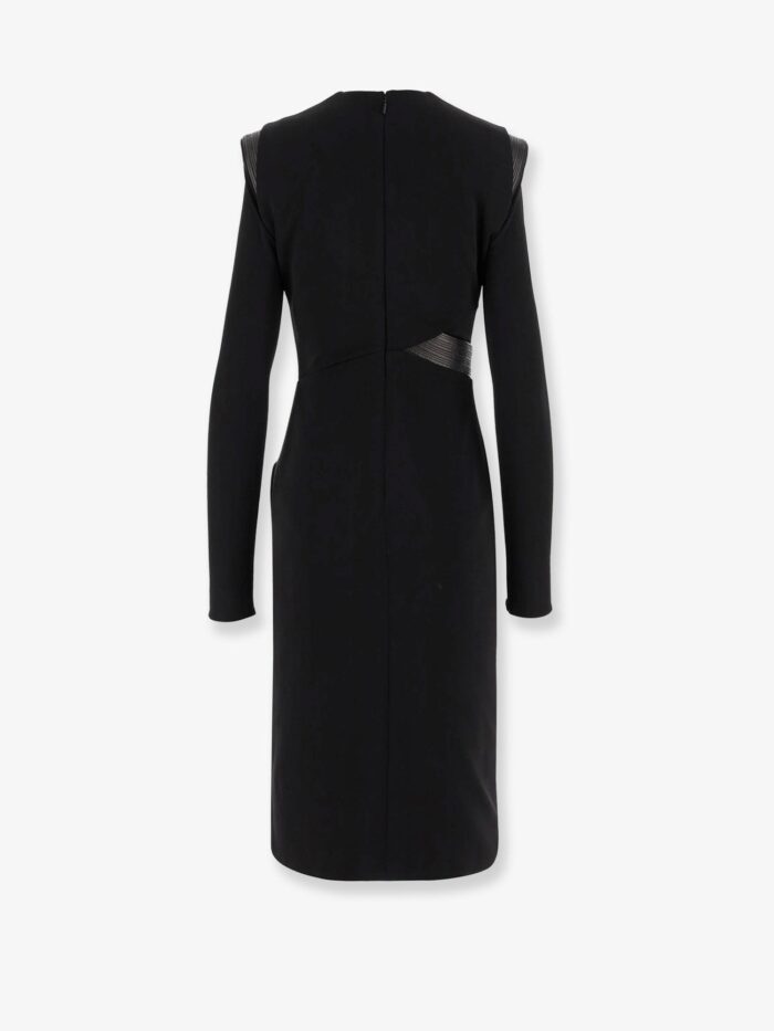 Versace Crepe Mini Dress With V-neckline