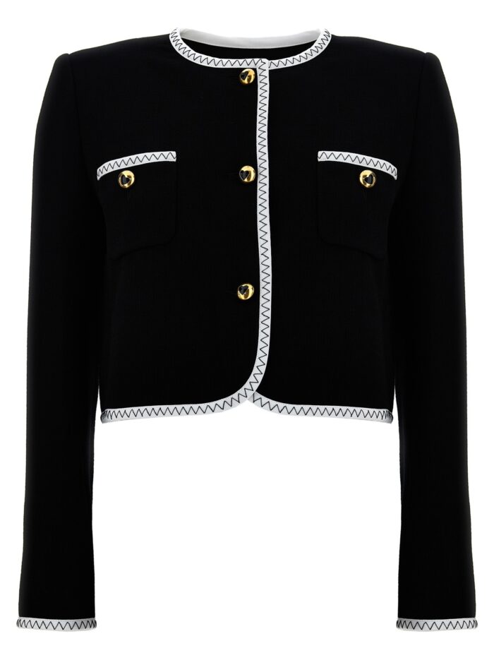 Moschino Crepe Short Jacket