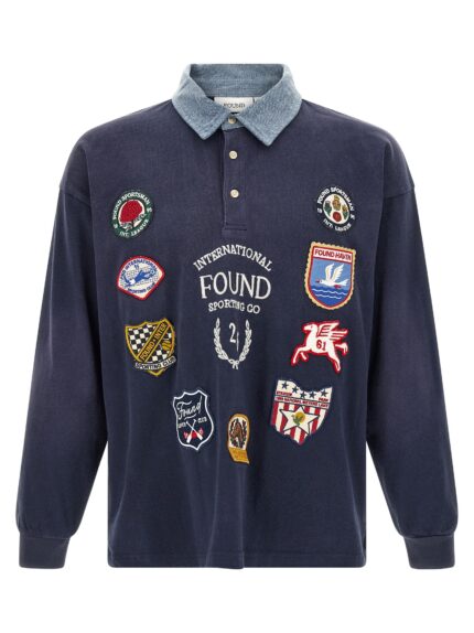 FOUND 'Crestfield' Polo Shirt With Patch
