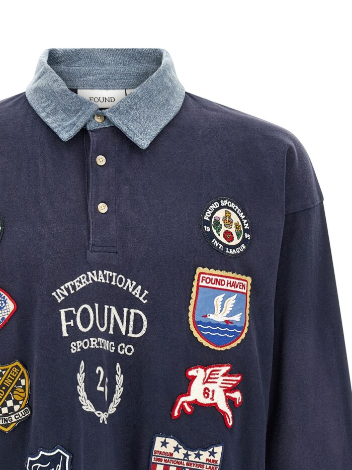 FOUND 'Crestfield' Polo Shirt With Patch
