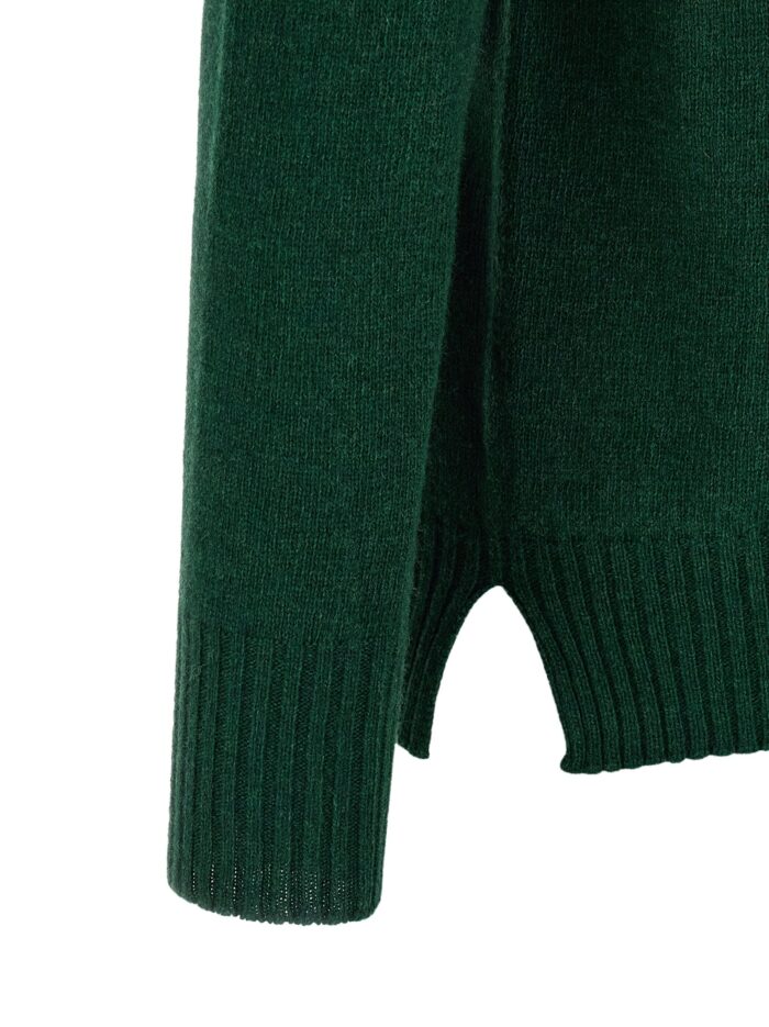 MA'RY'YA Crew-Neck Sweater With Slits