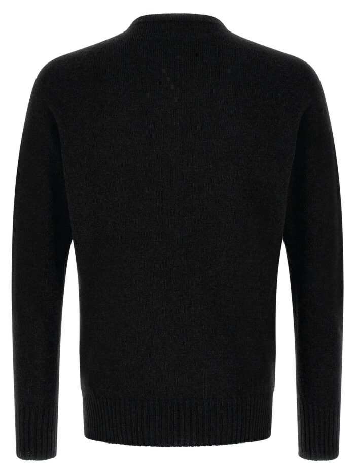 MA'RY'YA Crew-Neck Sweater With Slits