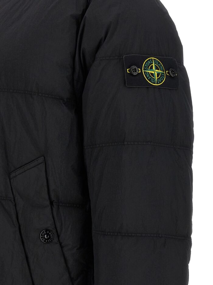 Stone Island Crinkled-effect Down Jacket