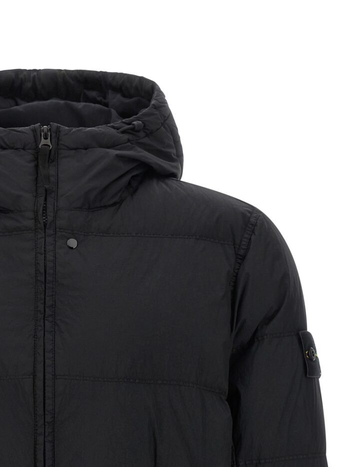 Stone Island Crinkled-effect Down Jacket