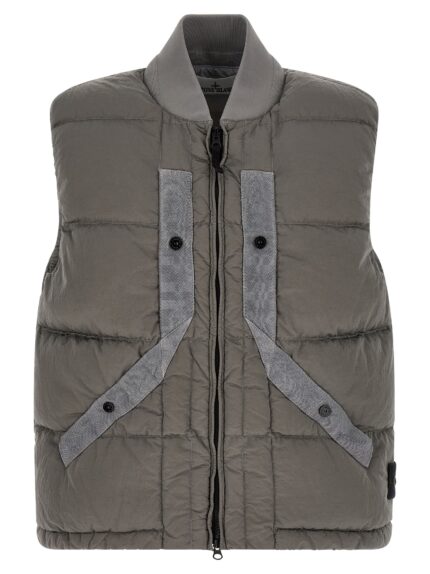 Stone Island Crinkled Effect Vest