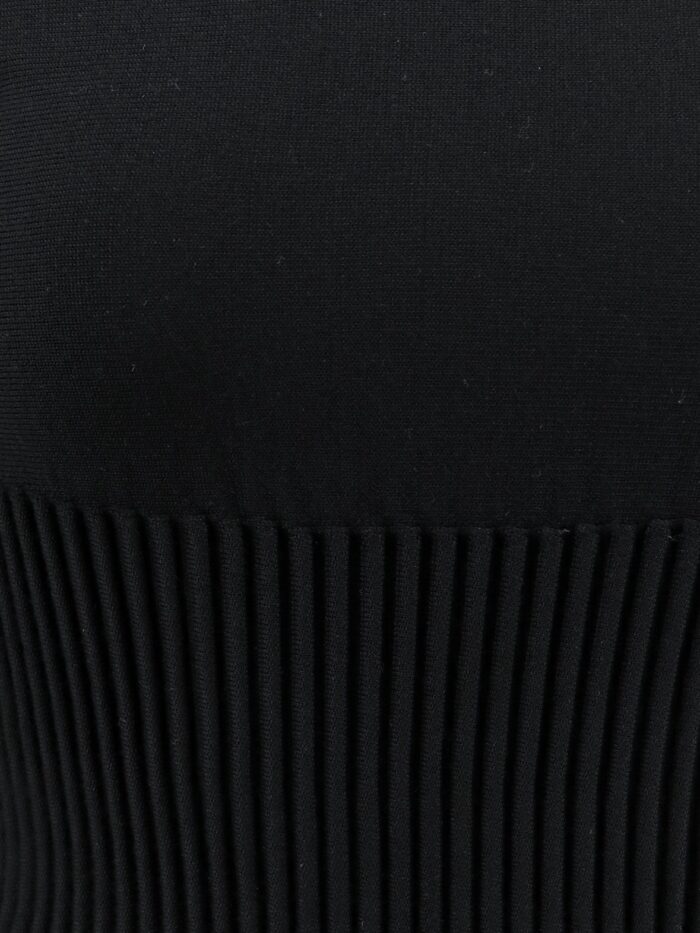 ALAIA Crinoline Wool Blend Short Dress