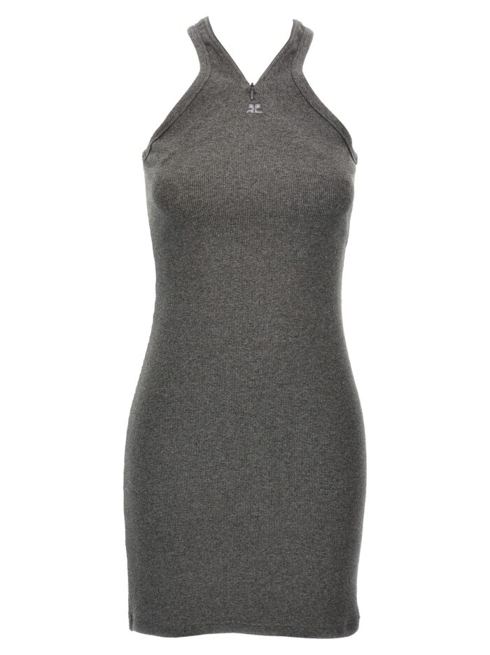 courreges 'criss cross 90's mini' dress COURREGES 'Criss Cross 90's Mini' Dress