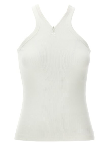 COURREGES 'Criss Cross 90's' Tank Top