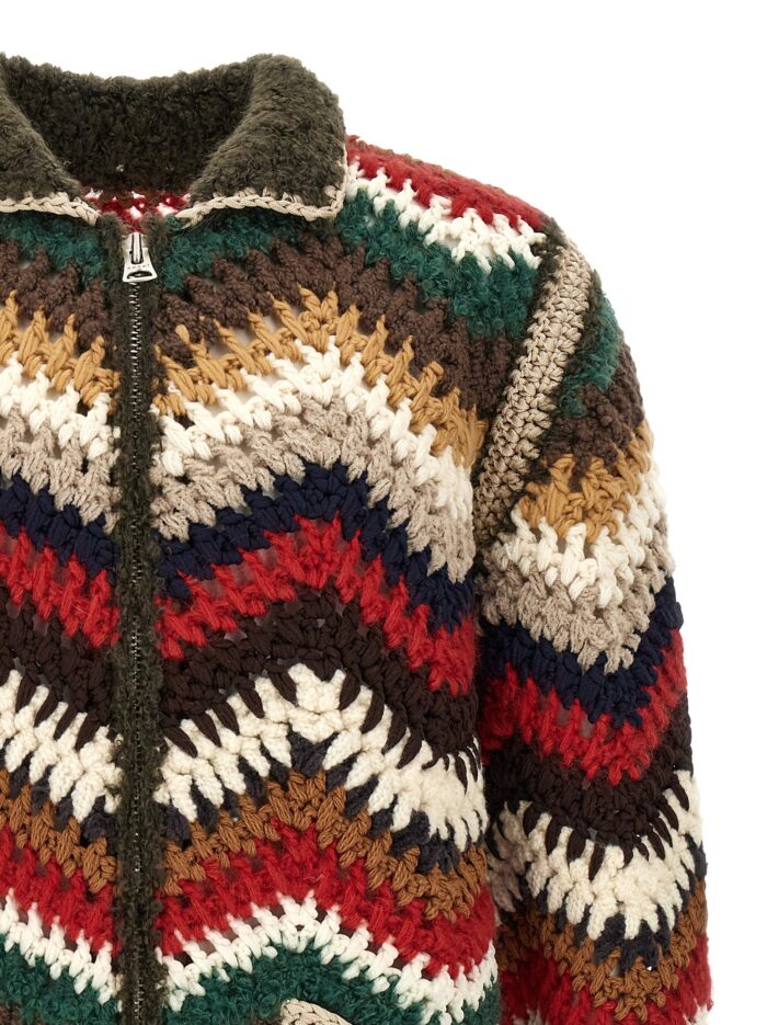 SACAI Crochet Cardigan