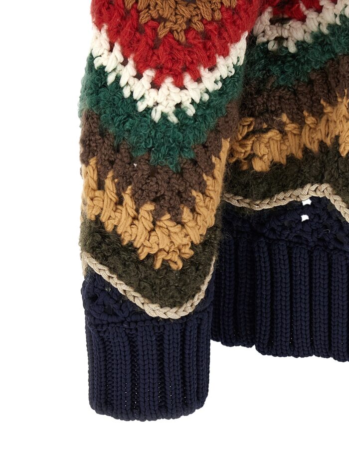 SACAI Crochet Cardigan
