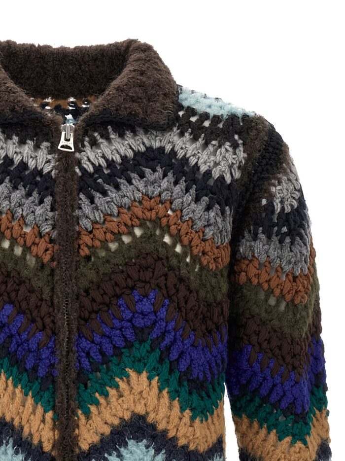 SACAI Crochet Cardigan