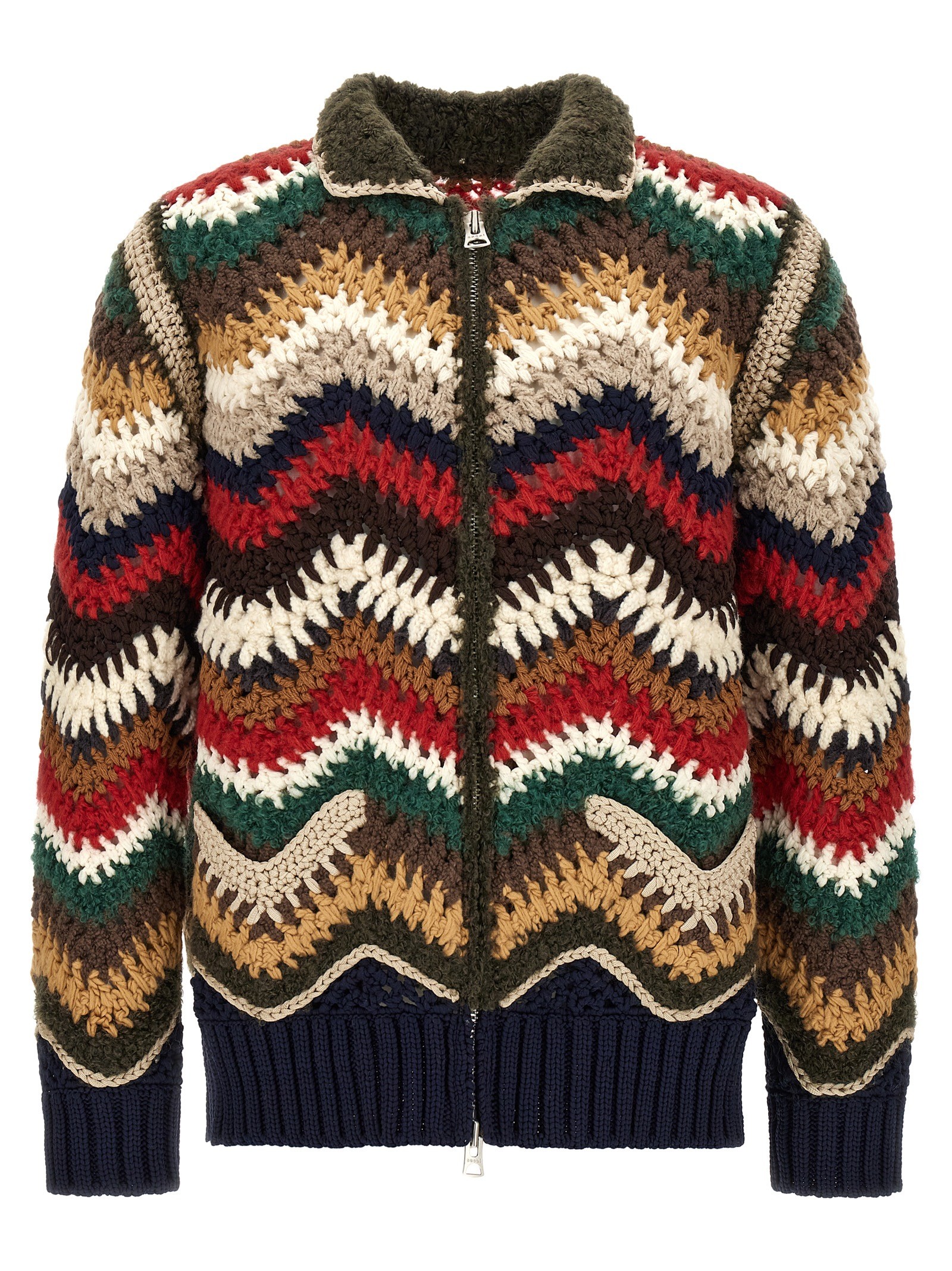 SACAI Crochet Cardigan