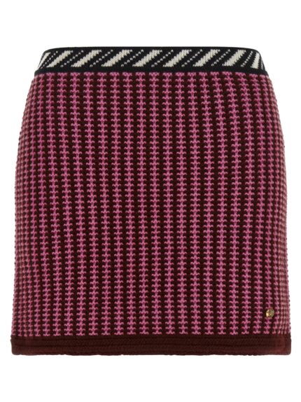 Versace Crochet Knit Skirt