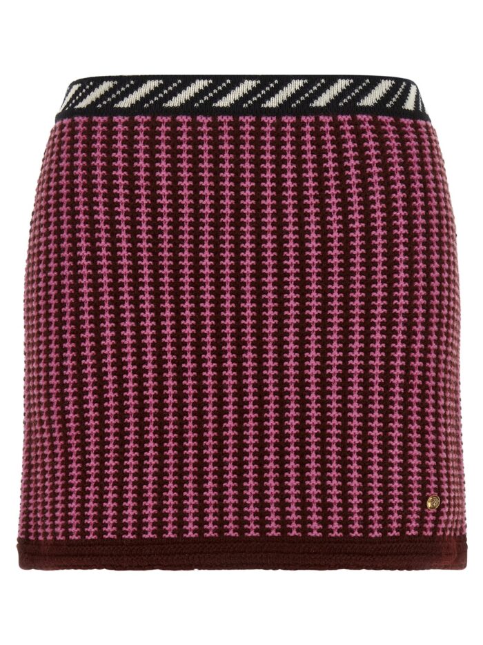 versace crochet knit skirt Versace Crochet Knit Skirt