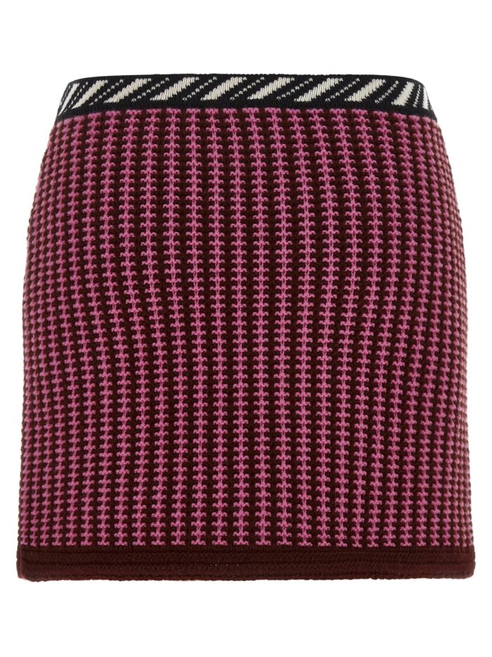 Versace Crochet Knit Skirt
