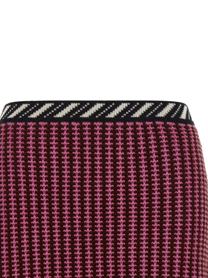 Versace Crochet Knit Skirt