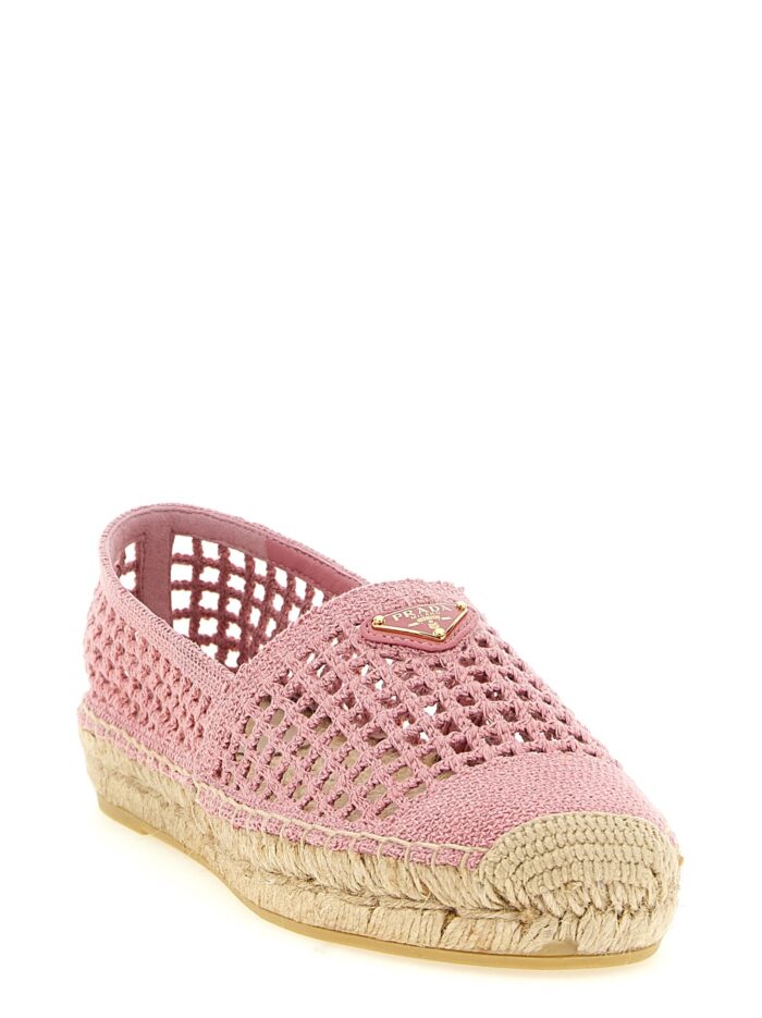 PRADA Crochet Knitted Espadrilles