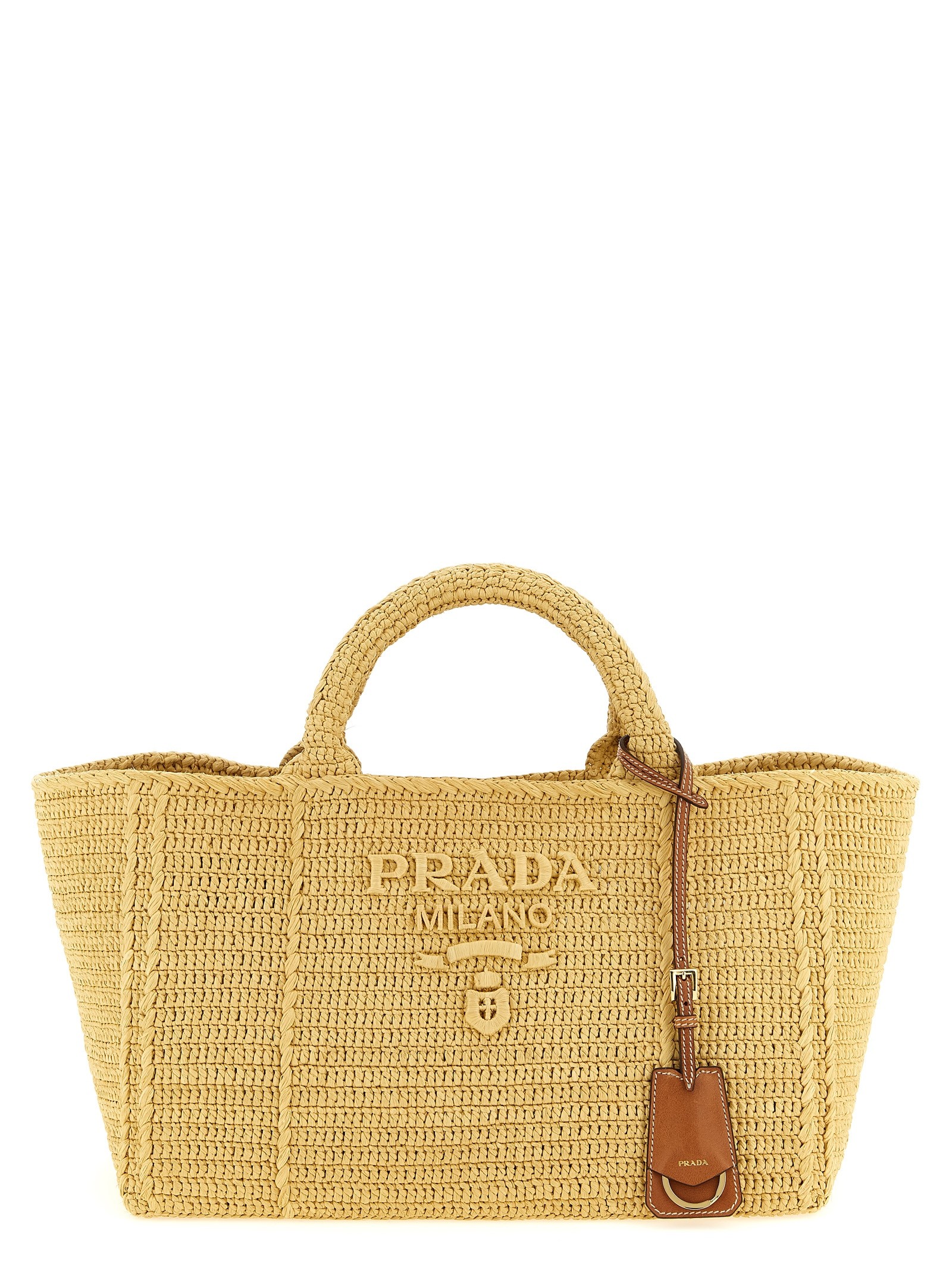 PRADA Crochet Shopping Bag
