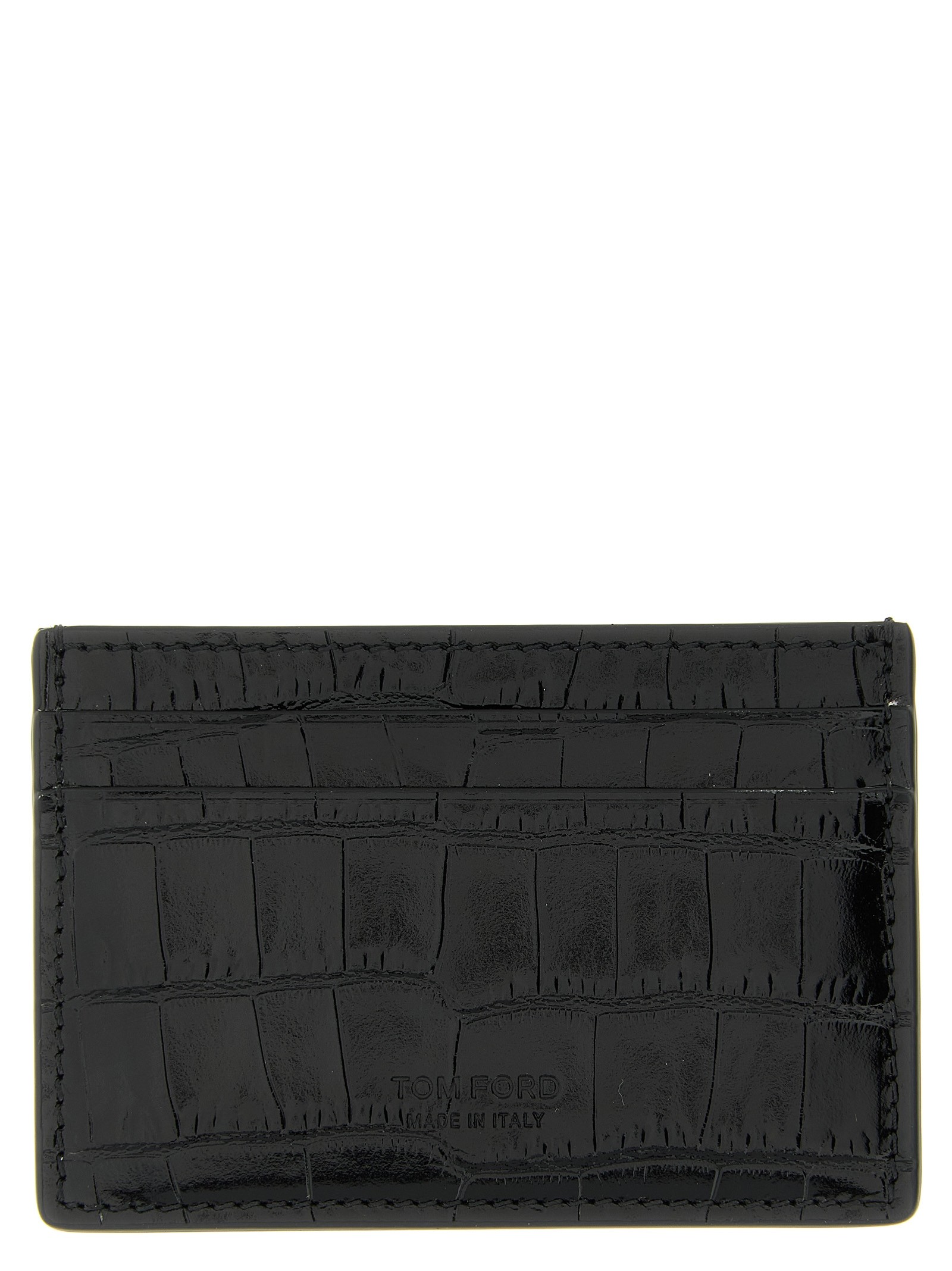 TOM FORD Crocodile Card Holder