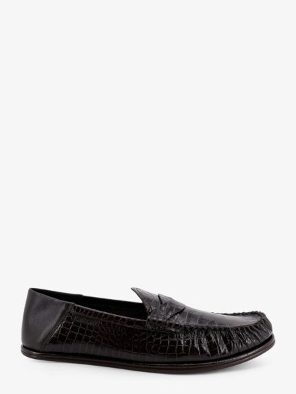 TOM FORD Crocodile-print Leather Loafers