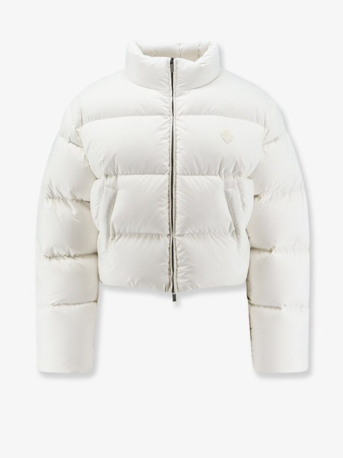 gucci crop fit down jacket with crest Gucci Crop Fit Down Jacket With Crest