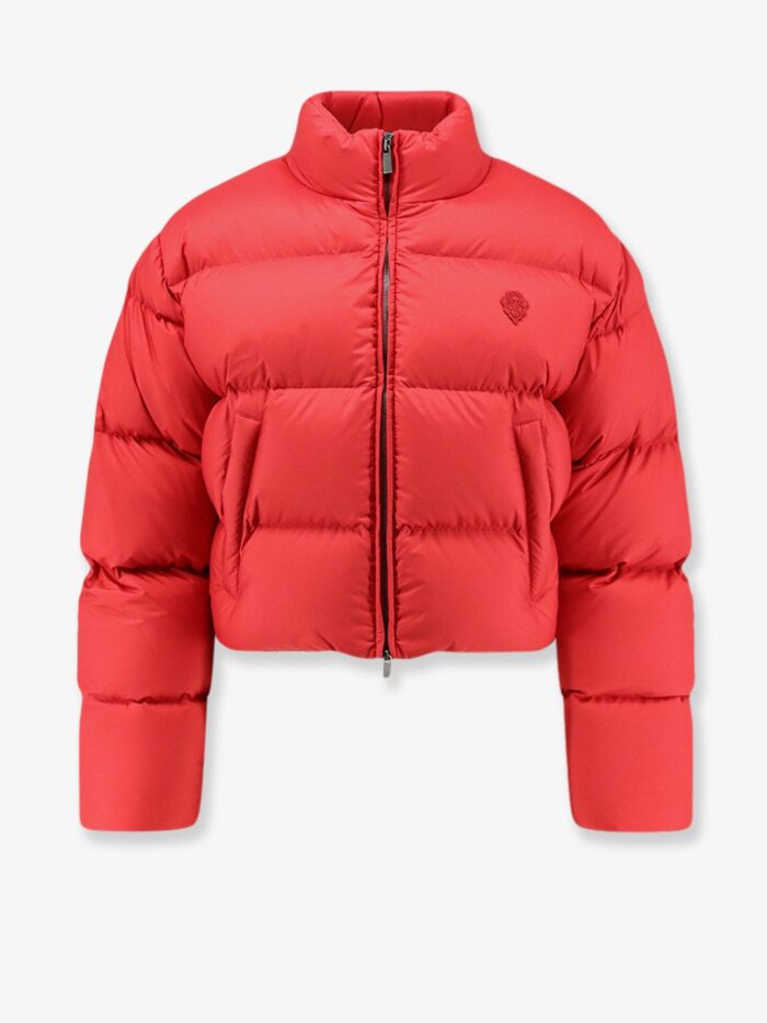 Gucci Crop Fit Down Jacket With Iconic Crest