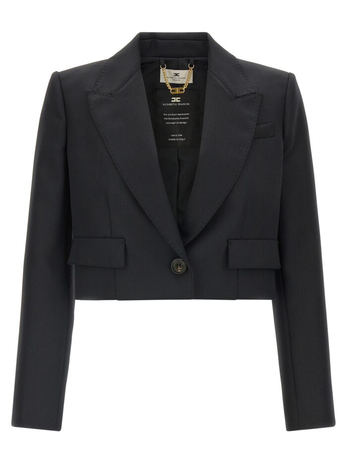 Elisabetta Franchi Cropped Blazer