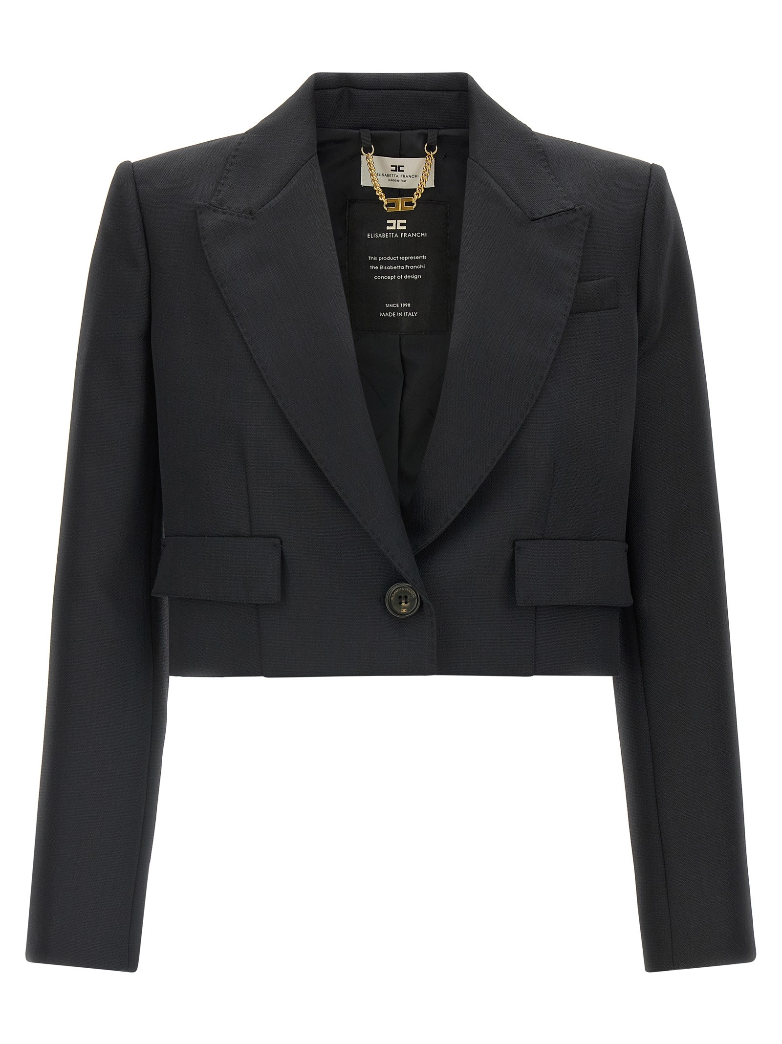 Elisabetta Franchi Cropped Blazer