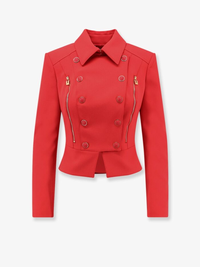 Elisabetta Franchi Cropped Blazer With Buttons