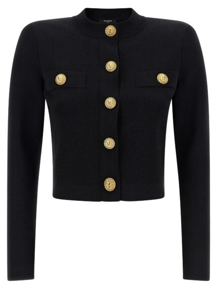 Balmain Cropped Cardigan