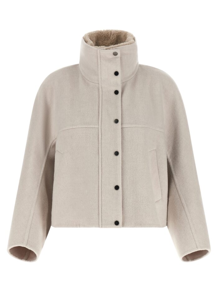 brunello cucinelli cropped coat Brunello Cucinelli Cropped Coat