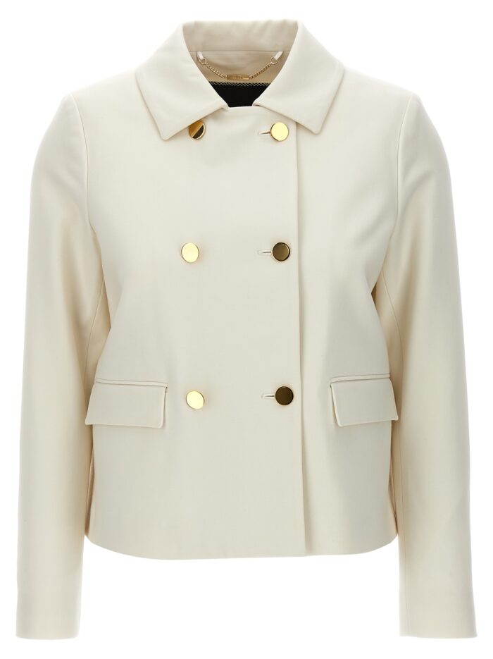 kiton cropped double breasted jacket KITON Cropped Double-breasted Jacket