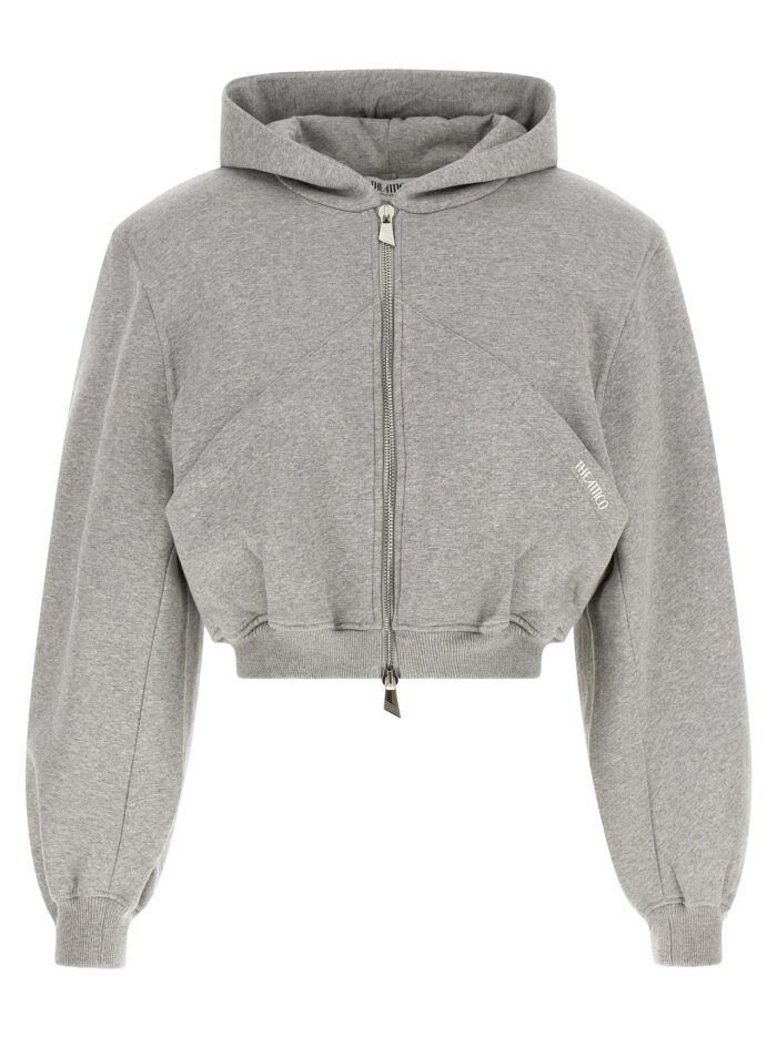the attico cropped hoodie The Attico Cropped Hoodie