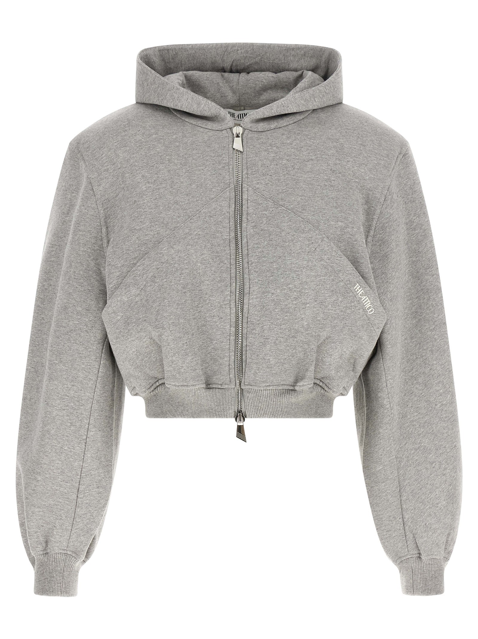 The Attico Cropped Hoodie