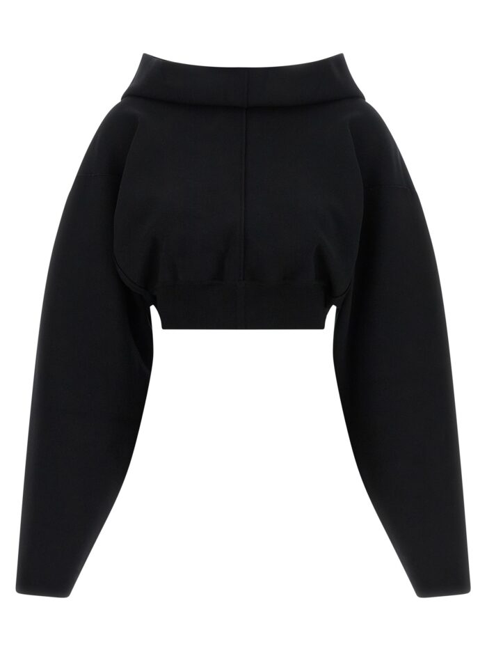 rick owens cropped hoodie RICK OWENS Cropped Hoodie