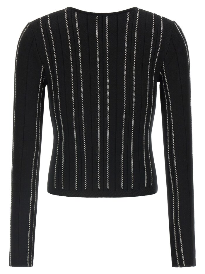 Elisabetta Franchi Cropped Knit Cardigan