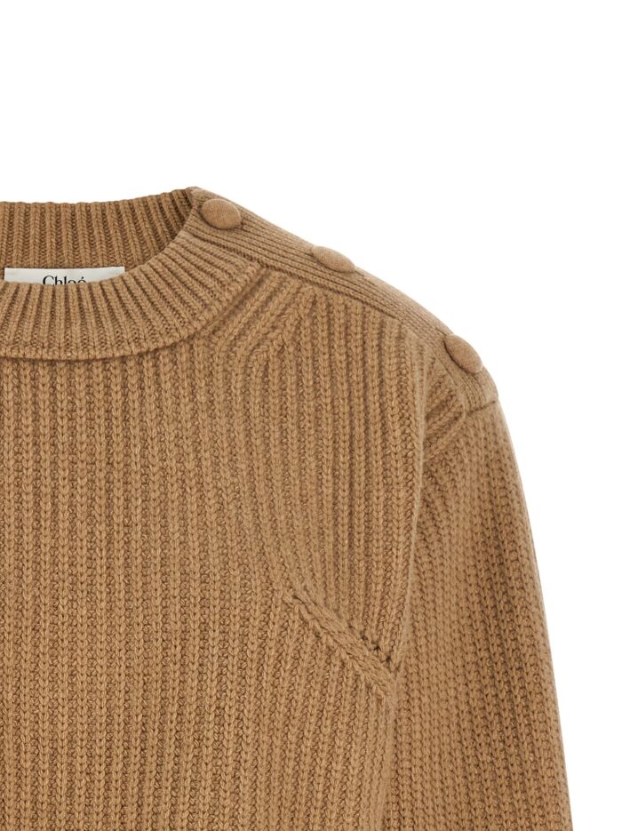 CHLOÉ Cropped Lace Sweater