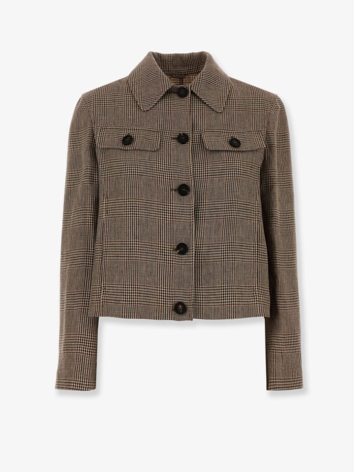 brunello cucinelli cropped linen jacket Brunello Cucinelli Cropped Linen Jacket