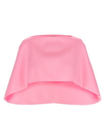 Alberta Ferretti Cropped Mantle