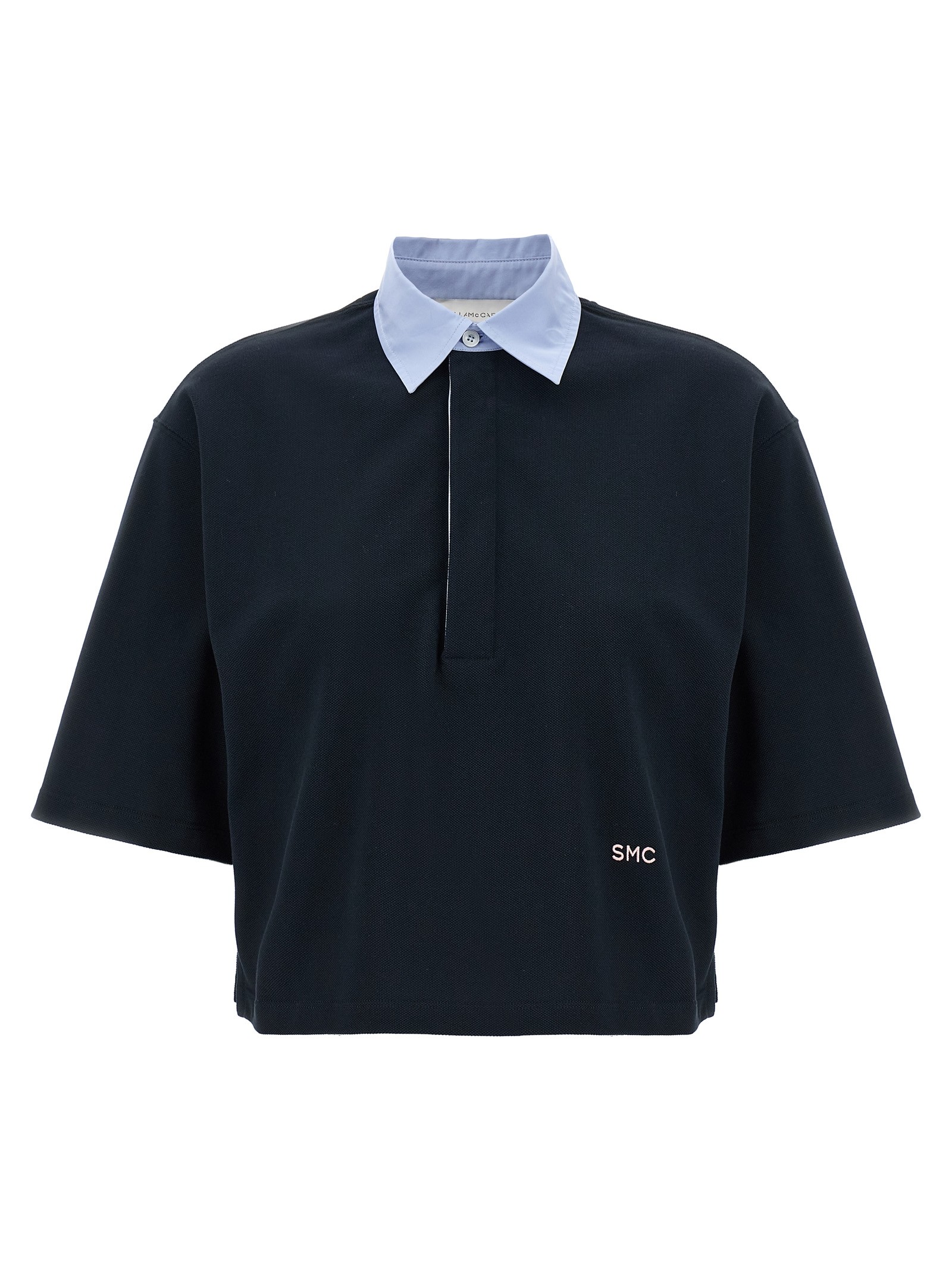Stella Mccartney Cropped Piquet Polo