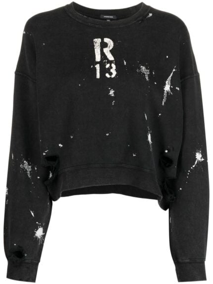 Cropped R13 Crewneck W/r13