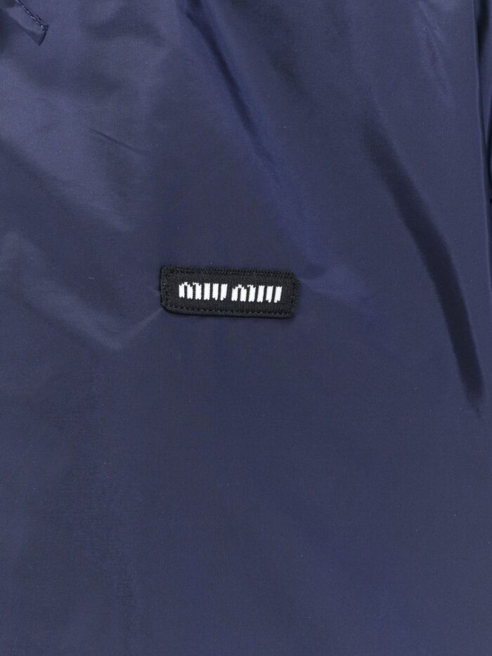 Miu Miu Cropped Recycled Nylon Jacket